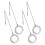 MLINS 4-Pack Elegant Crystal Ceiling Fan Pull Chains 5