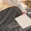 Fleece Throw Blanket Grey Double-Layer Soft Warm 5