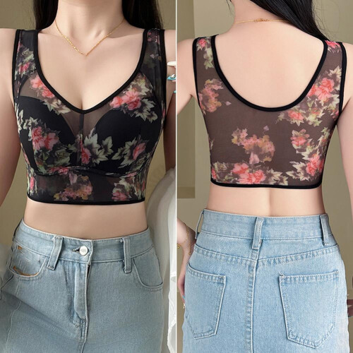 Women's Printed Lace Bra - M to 4XL 1