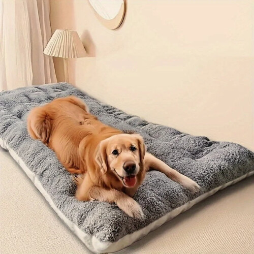 Plush Dog Bed – Thickened Polyester Mat for Small to 1