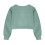 Let strikcardigan til kvinder i grøn, XL 5