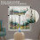 Watercolour Floral Kitchen Curtains Set 3-Piece 3