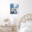 Daisy Butterfly Canvas Wall Art 16x12 in 5