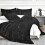 Faux Fur Throw Blanket 50 x 63 in Black 3