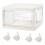 Multifunctional Rolling Storage Box Including-Transparent color 1