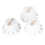 3Pcs Guitar Contral Knobs, Clear Knobs Electric Guitar Bass Top 1