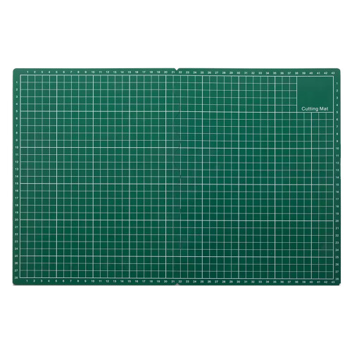 Accurate Cutting Mat Foldable NonSlip Bottom Grid Lines-Green