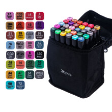 Portable Art Markers Set for Creativity Double Tip-30 colors
