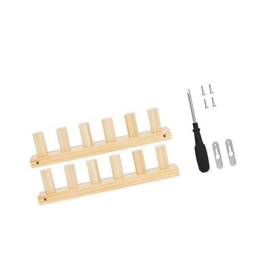 Multifunctional Wooden Knitting Tool Easy Assembly For-Set 2