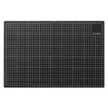 Accurate Cutting Mat Foldable NonSlip Bottom Grid Lines-Black