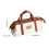 Handheld Canvas Pencil Case Large Capacity Zippered Pen-B 4