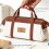 Handheld Canvas Pencil Case Large Capacity Zippered Pen-B 5
