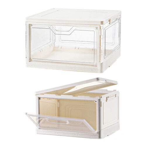 Multifunctional Rolling Storage Box Including-Transparent color 1