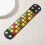 Ideal Gift Punk Leather Bracelet with Square Stud-red black. 5