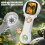 Children 500X Microscope with LED Light Portable ABS-White 3