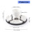 Ceramic Serving Dish with Excellent Heat Distribution-Black 4