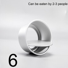 6 Inch Cake Pan Round, Small Cheesecake Pan with Removable Bottom, Chiffon Cake Mold Anodized Aluminum Baking Pan