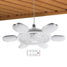Ceiling Fan Light Dimmable Lighting Fans with Remote Multifunctional Kitchen Lighting Fixtures Cooling Supplies for Living Room Bedroom skilful