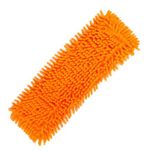 SugarBloom Chenille Mop Head Replacement Pad for Home Cleaning, Washable and Reusable Household Mop Refill, JC08 Style Cleaning Pad,Orange