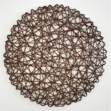 Round Braided Paper Placemats Set of 3