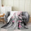 Fleece plaid met Eiffeltoren-print, 30x40 inch. 1