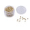 Extension per capelli con microperline rivestite in silicone e punta a I, colore beige, 500 pezzi 1