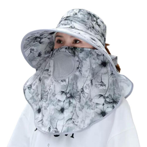 Breathable Sun Hat with Wide UV-Protective Brim
