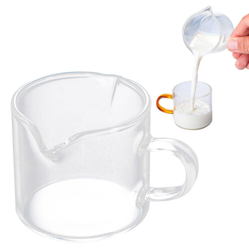 Schnapsglas mit Doppelausguss, Klarglas, 1 Stück