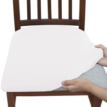 Stretch Dining Chair Covers – Removable, Washable Slipcovers Compatible with Most Chairs
