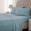 King Microfiber Sheet Set – Embossed Honeycomb, 4-Piece, 1
