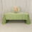 Sage Green Lamour Satin Rectangular Tablecloth 60 x 126 in 1