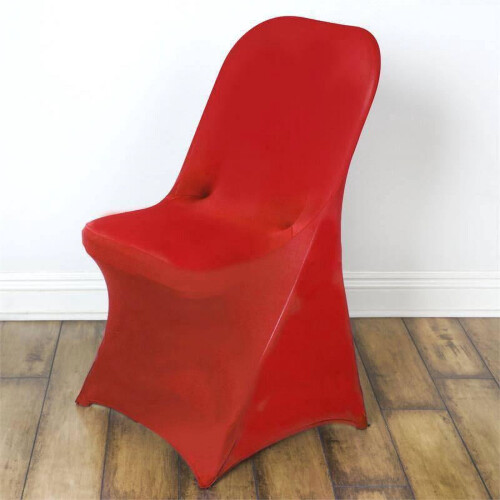 Red Spandex Folding Chair Cover – 1 Pack 1
