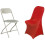 Red Spandex Folding Chair Cover – 1 Pack 3