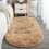 Tapete oval felpudo antiderrapante de 60 x 40 cm (23,62 x 15,74 polegadas) 5