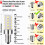 Λαμπτήρες LED E12C74W450lm6000K Ημέρας Χωρίς Ρύθμιση Φωτισμού T6 8 3