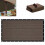 Ύφασμα σκίασης 90% UV Block 16x6.5ft καφέ 3