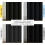Blackout Curtain Panel 52x96 in Jet Black Grommet 3