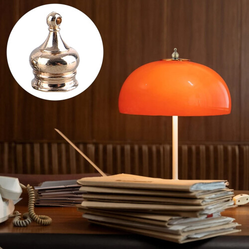 Ponteira de bronze para luminária de chão e de mesa. 1