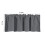 Kitchen Valance Curtains Gray Double Layer Blackout 57x18 3