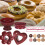 Donut Mold Plastic Cake & Cookie Cutter Set UK 2