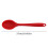 Silicone Spoon Kitchenware Integrated Cooking Spoon Orange,Silicone Spoon Kitchenware Cooking Spoon Kitchen Gadgets Soup Spoon,Material：Silicone 2