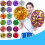 Cheerleading Pompoms 32 x 30 cm 20 Colours 2 Pack 5