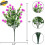 6 Pack Artificial Boxwood Shrubs, 15" Tall Faux Greenery 2