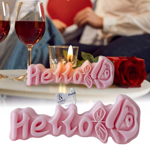 Valentine's Scented Candle in Elegant Glass Jar 1