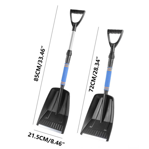 Car Snow Shovel Retractable Detachable 1PC 2
