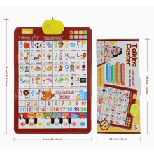 Talking Wall Chart 2025 – Interactive Bilingual Learning Poster for Early Ed | ABCs, Songs in English & Spanish | Phonics Awareness