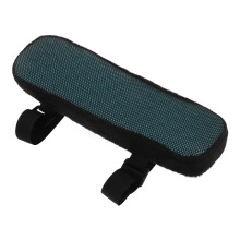 Ergonomikus fekete gél kartámasz irodai székhez (1 pár)