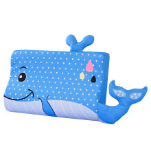 Travesseiro refrescante infantil com tema de animais, respirável e ideal para o verão.