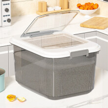 Extra-Large Airtight Rice Bin with Dispenser – Moisture-Proof, Pest-Resistant Grain Storage for Pantry & Kitchen, White