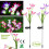 Solar-Gartenleuchten Lilienblume LED 7-farbig 2 Stück 1